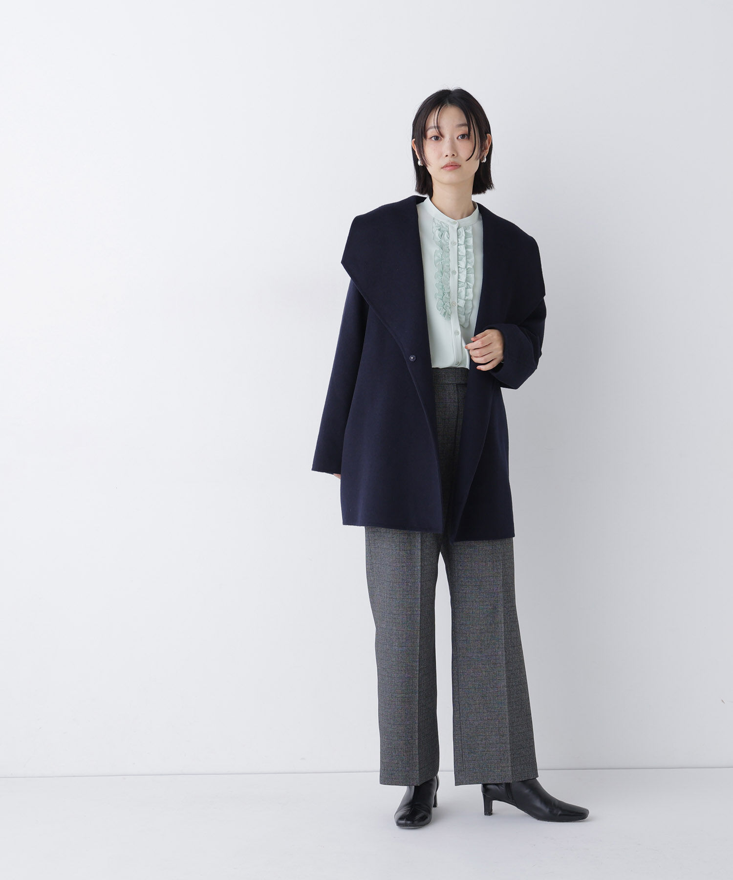  「リバーベルテッドハーフコート 26AW」|ブルゾン・スタジャン|