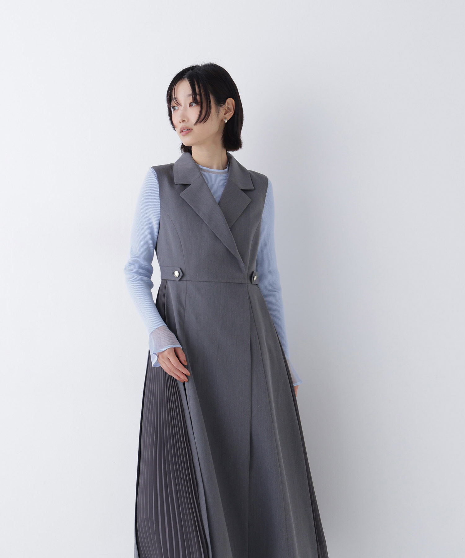  「サイドプリーツジャンスカ　26AW」|ワンピース|