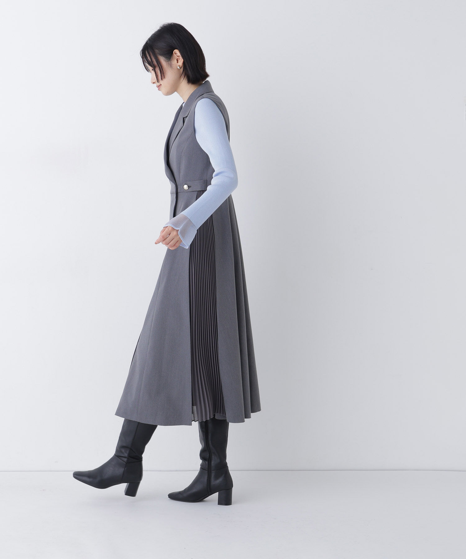  「サイドプリーツジャンスカ　26AW」|ワンピース|