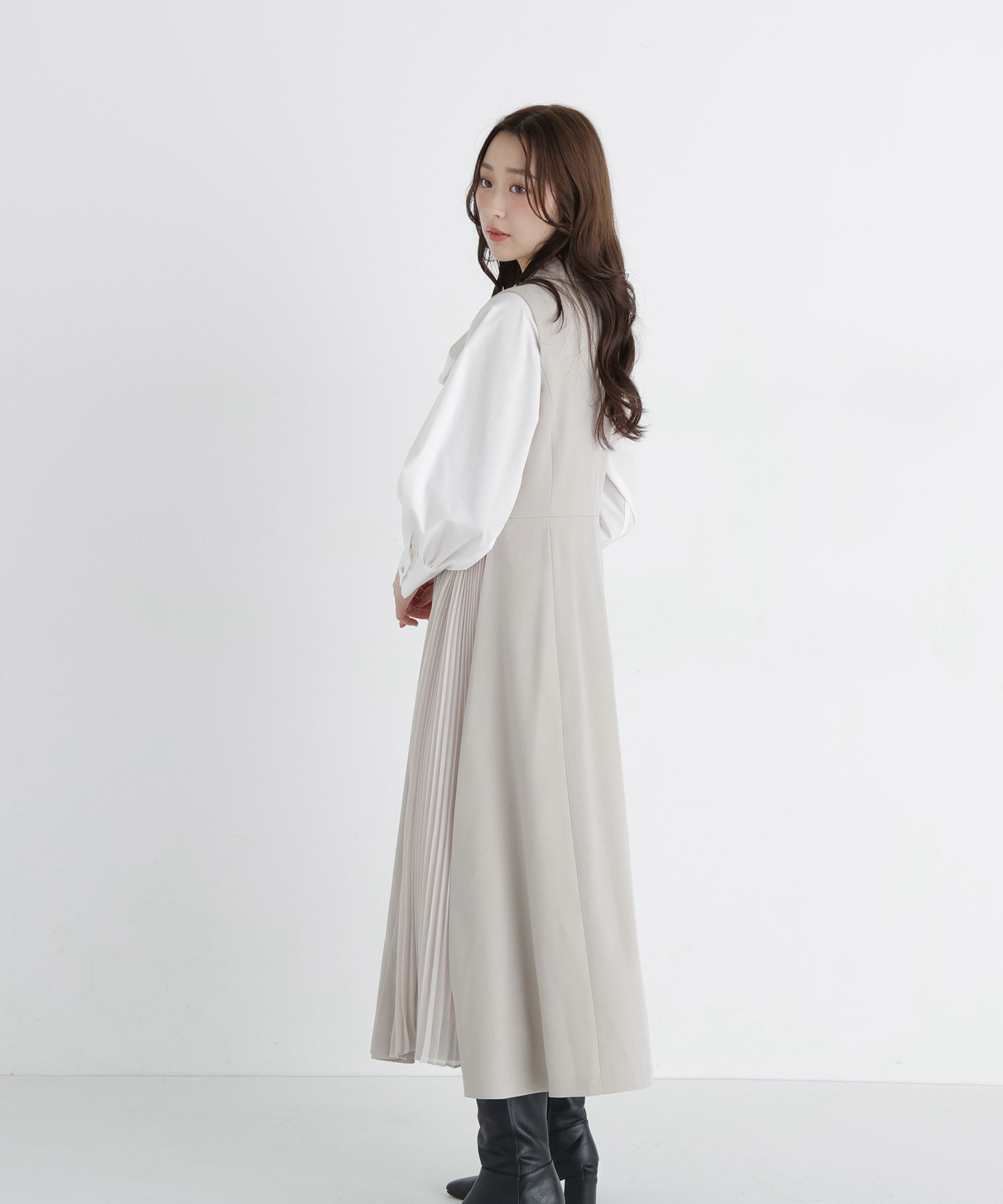  「サイドプリーツジャンスカ　26AW」|ワンピース|