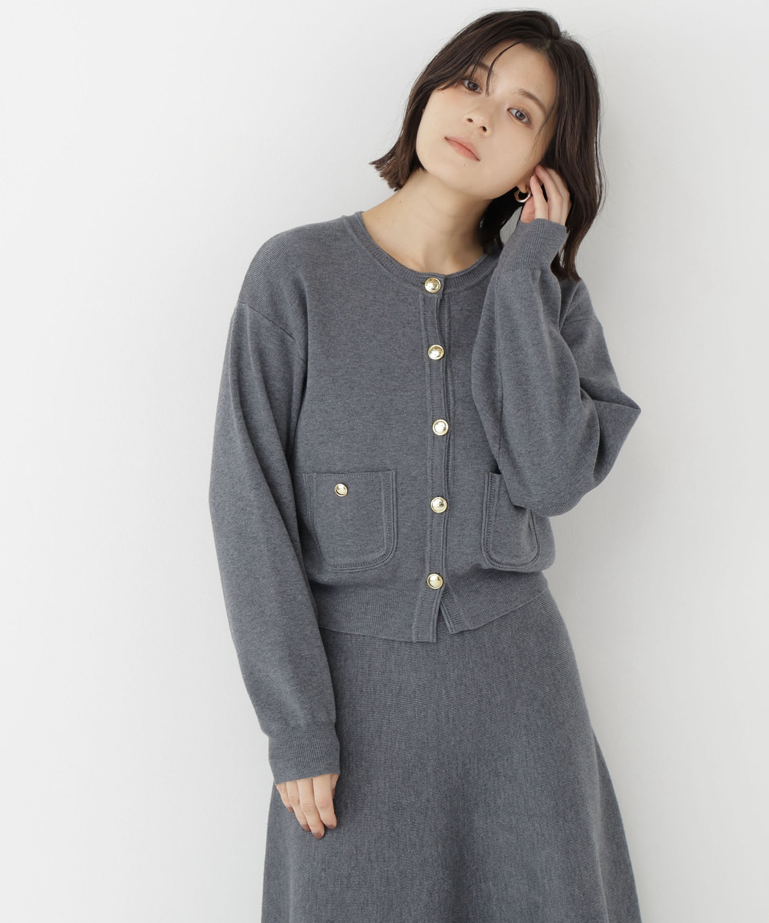 「ダブルフェイスニットセットアップ　26AW」|ワンピース|