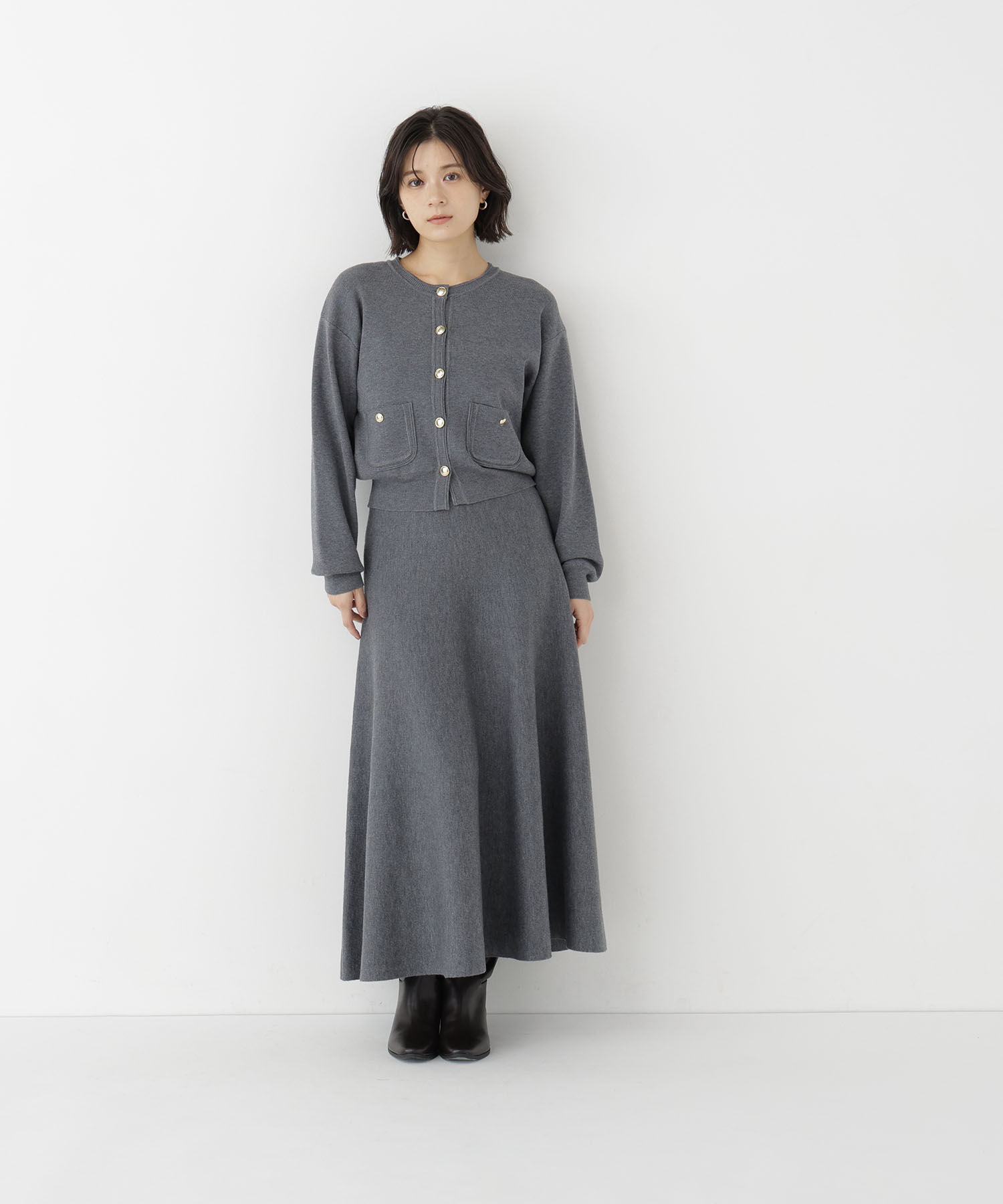  「ダブルフェイスニットセットアップ　26AW」|ワンピース|