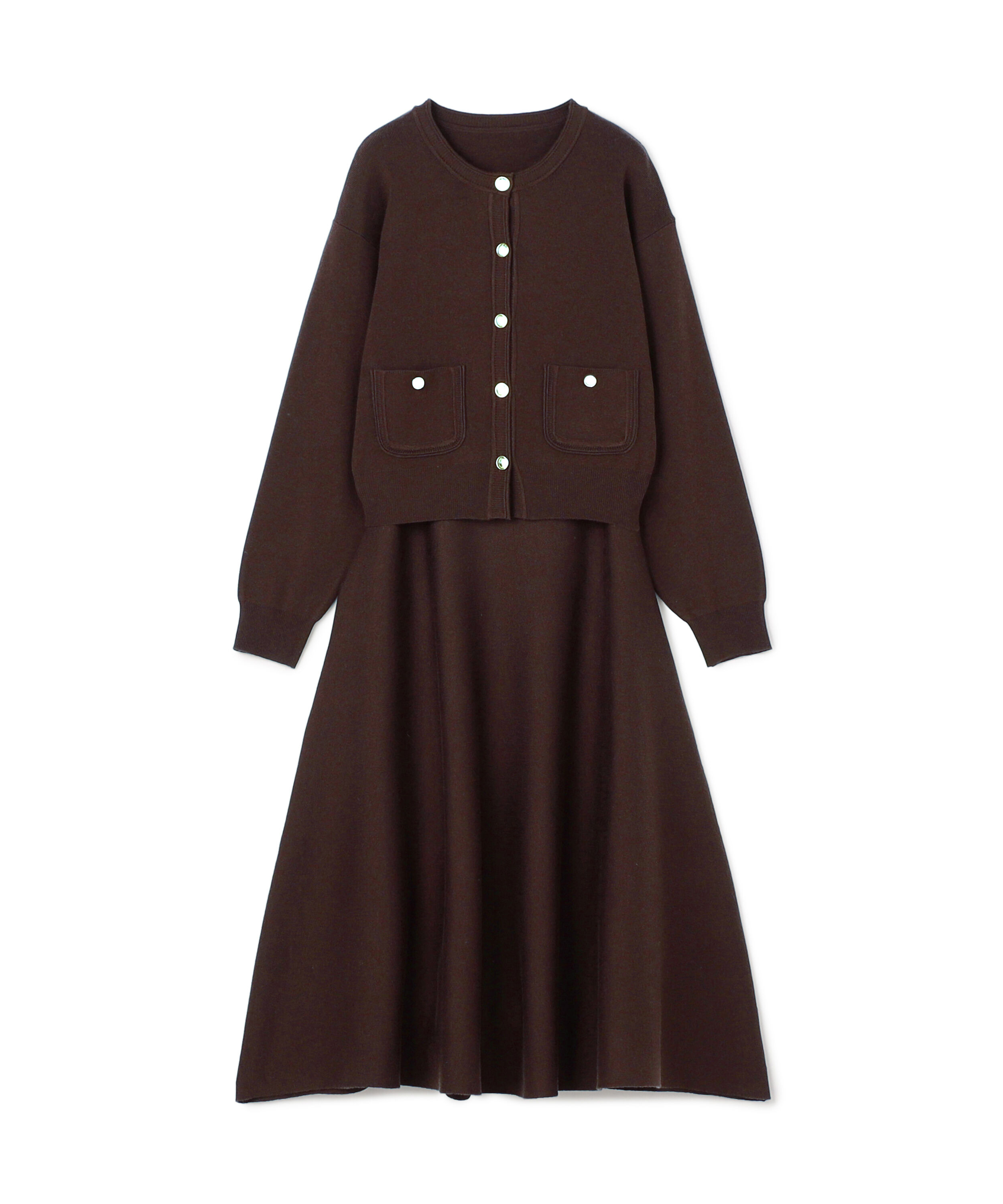  「ダブルフェイスニットセットアップ　26AW」|ワンピース|