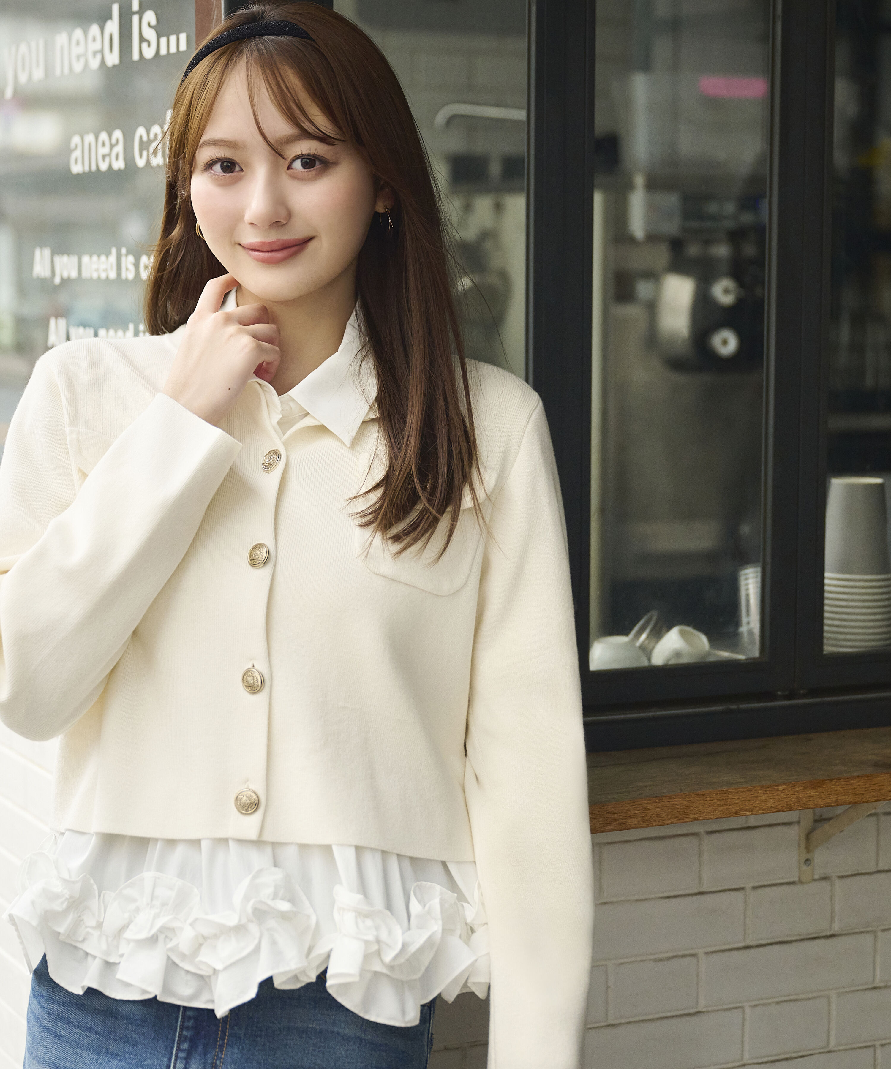 PROPORTION BODY DRESSING「シルク混カーディガン 26AW」|カーディガン|
