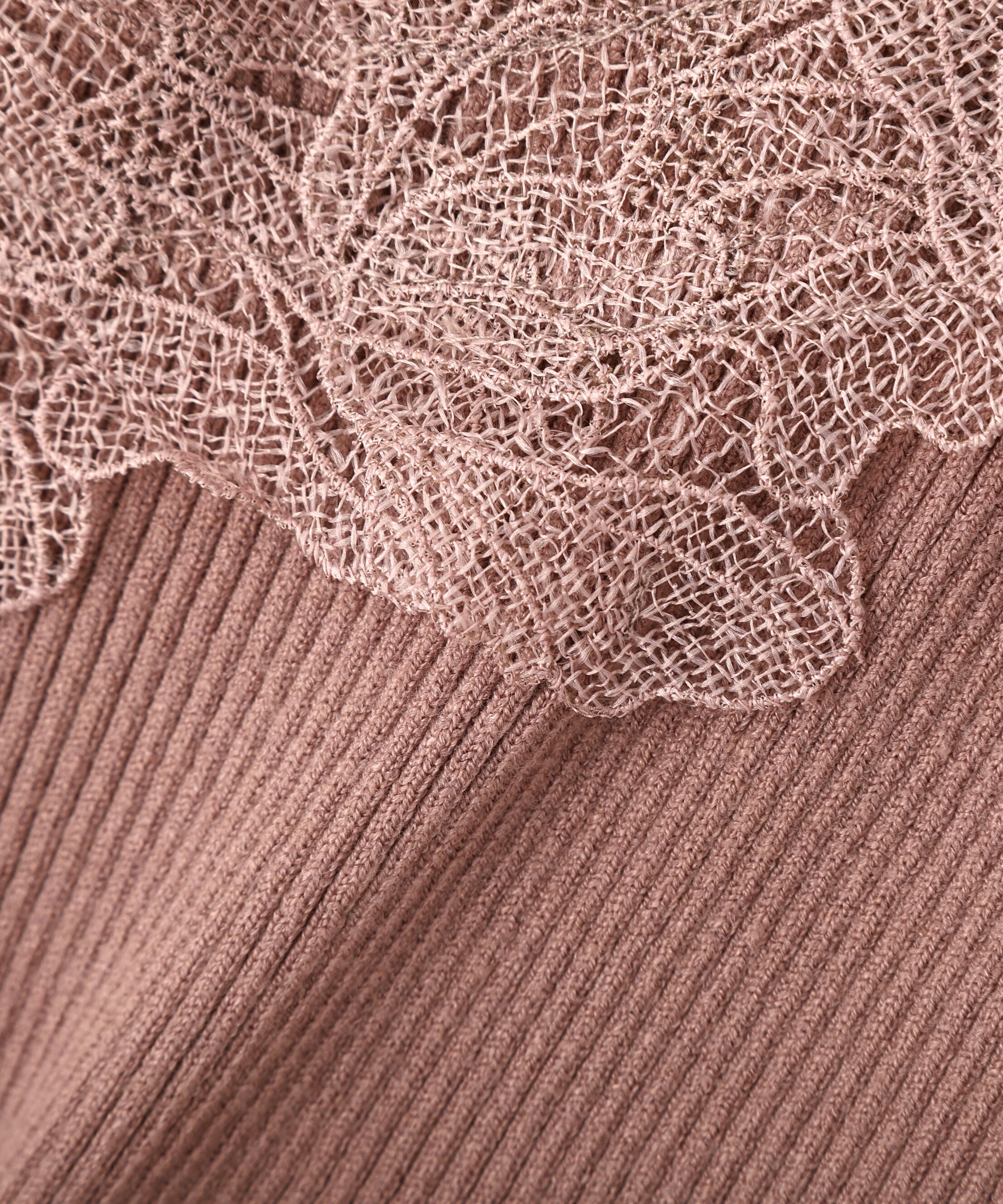 PROPORTION BODY DRESSING「レースオフショルニットワンピース」|ワンピース|