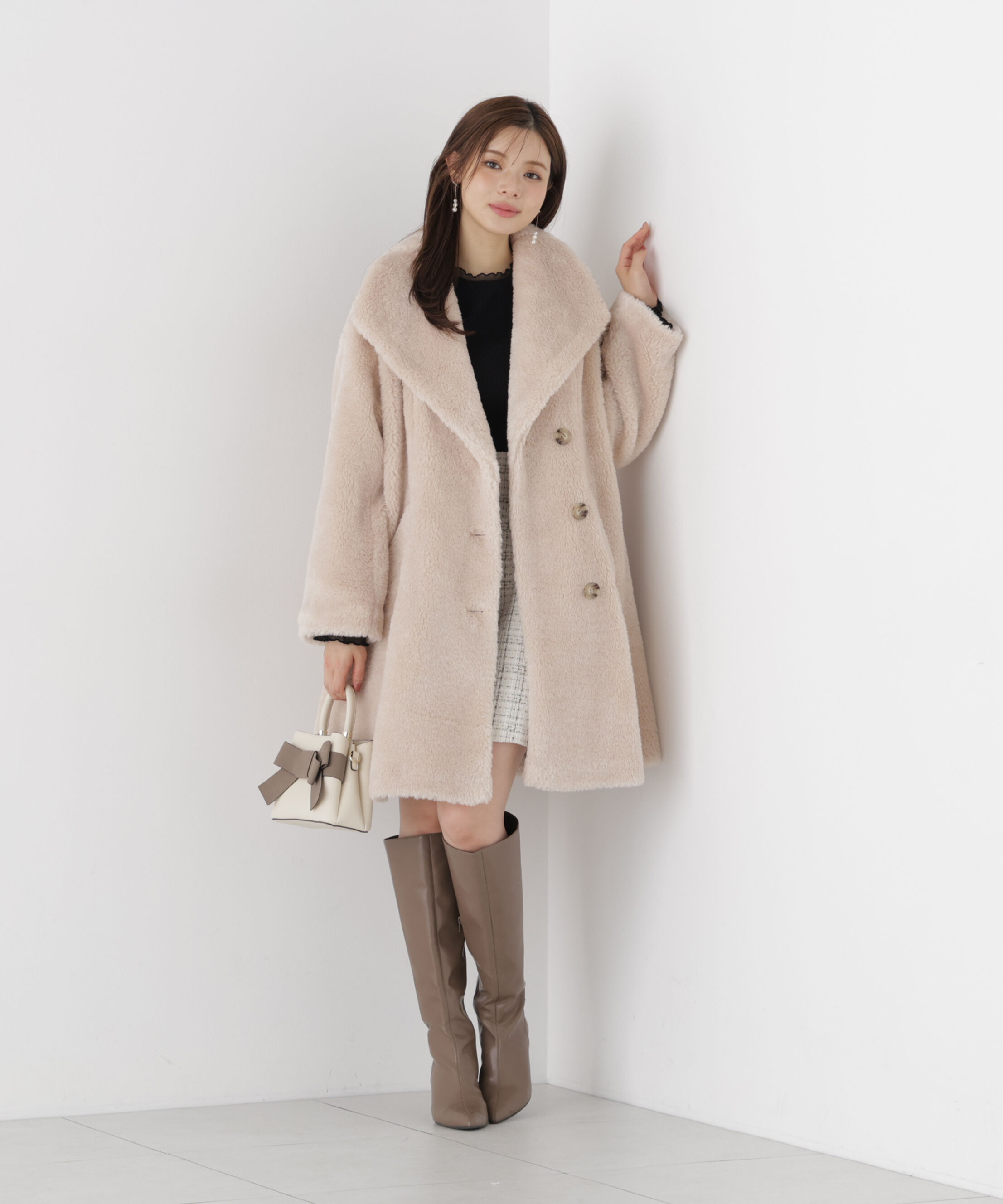PROPORTION BODY DRESSING「部分シアーレディニット 26AW」|ニット・セーター|