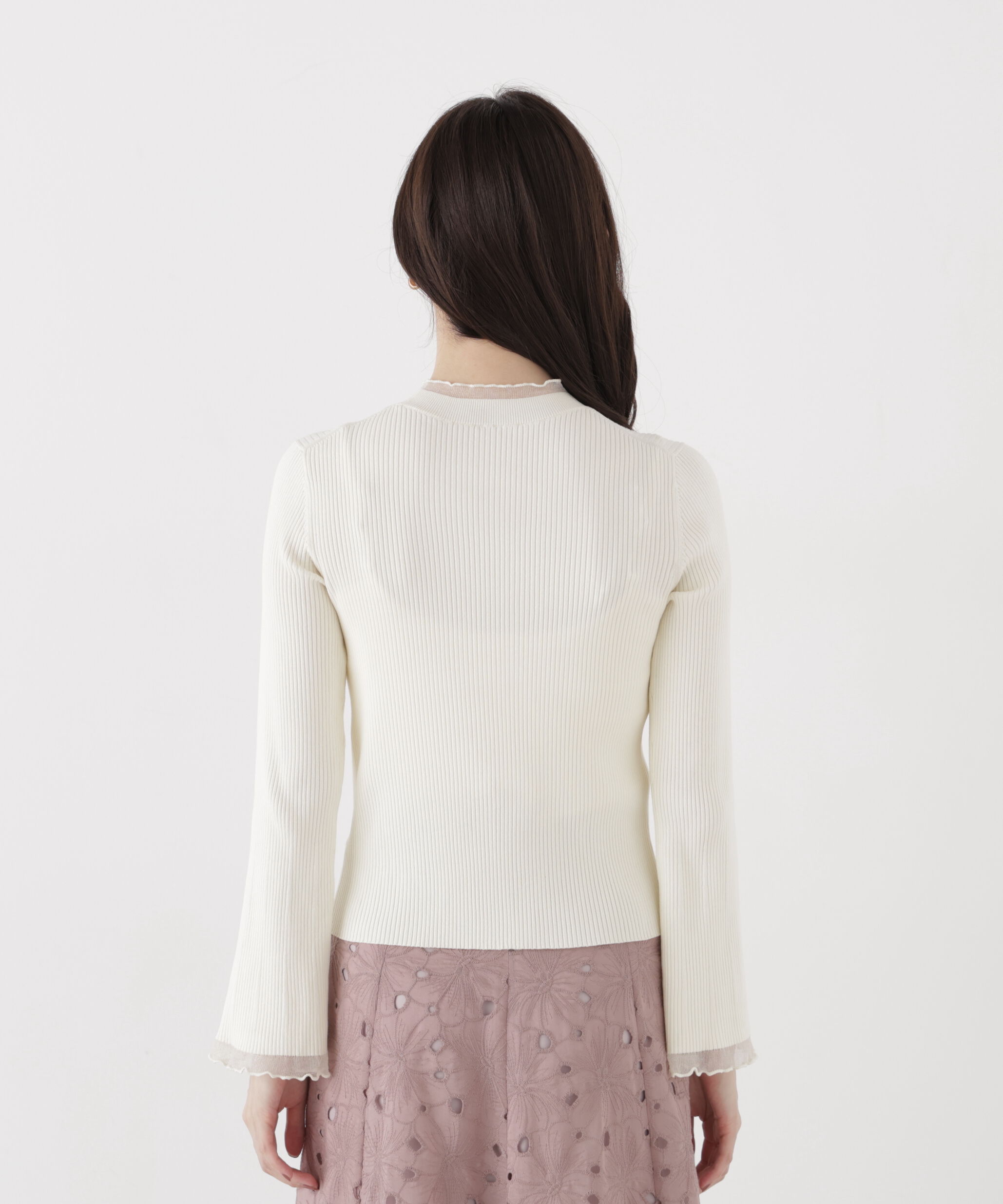 PROPORTION BODY DRESSING「部分シアーレディニット 26AW」|ニット・セーター|