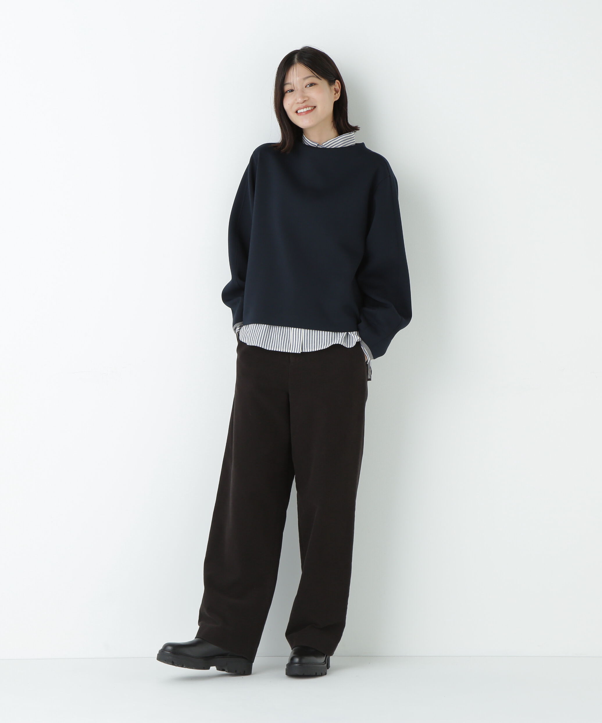  「≪マルチサイズ展開≫リクライドクロスセミワイドパンツ」|その他|