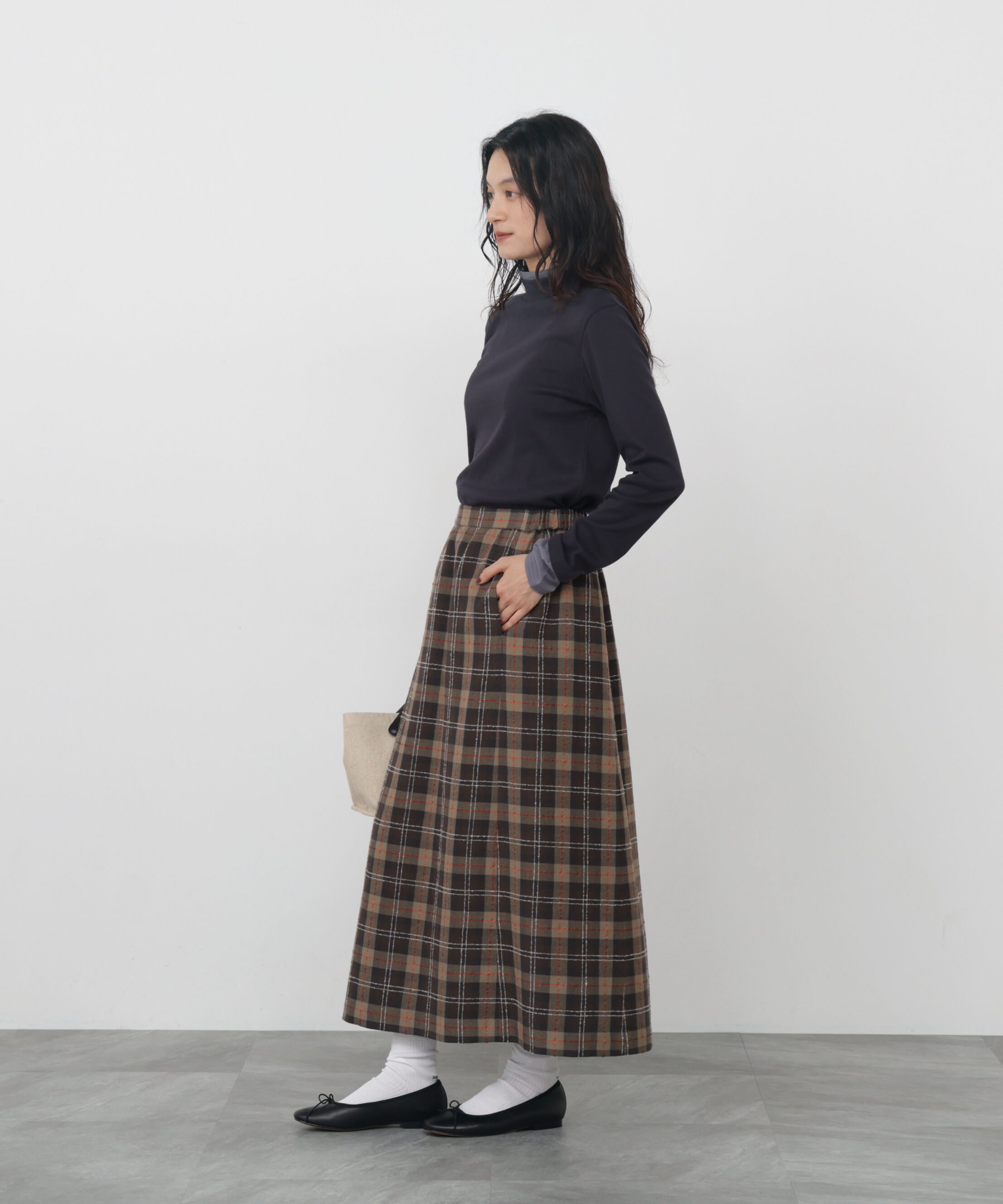  「◆リファインチェックスカート」|スカート|