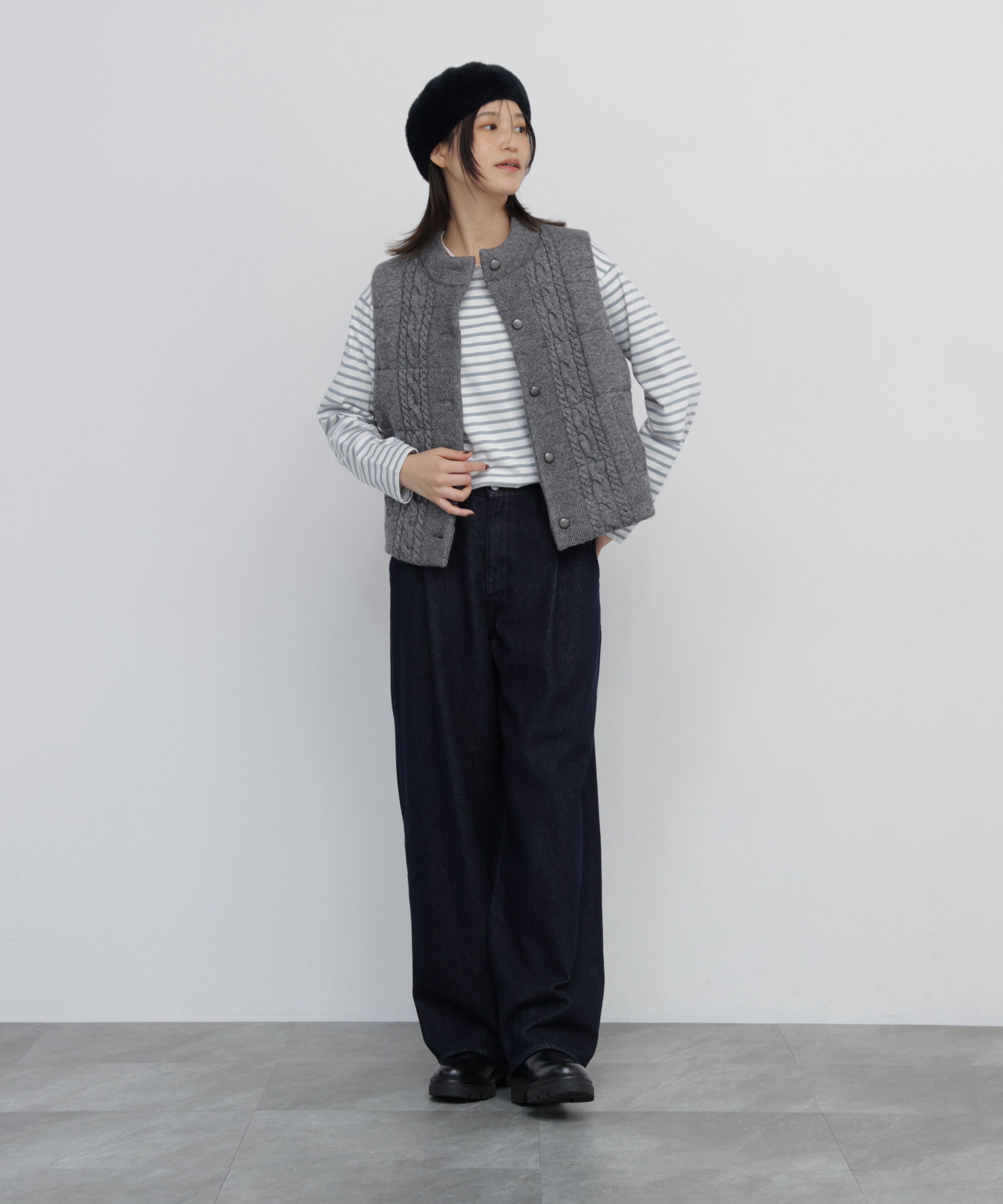  「《新定番ウォームシリーズ / 洗える》裏起毛デニムパンツ」|その他|