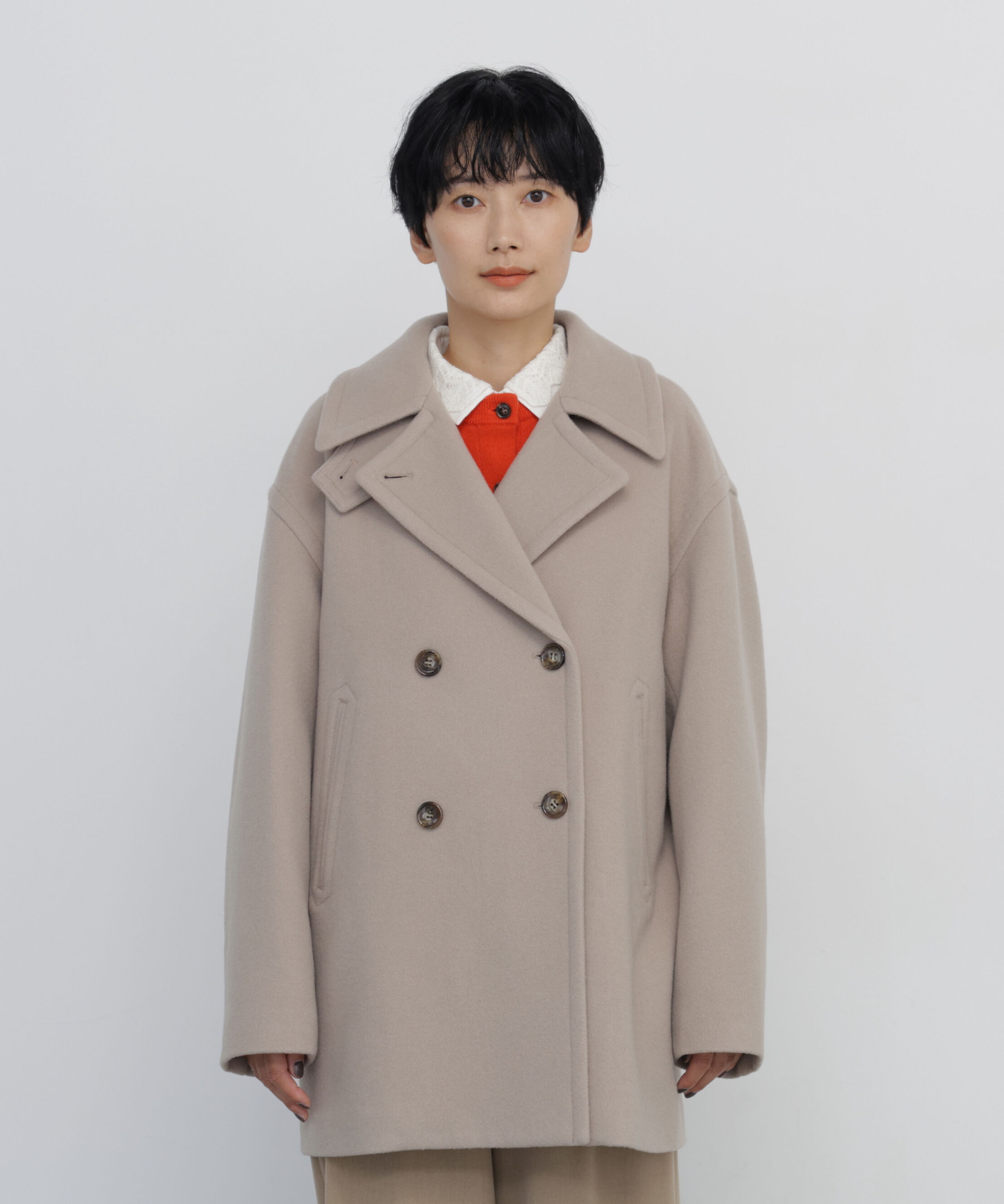  「《Super100s使用》ウールモッサピーコート」|その他|
