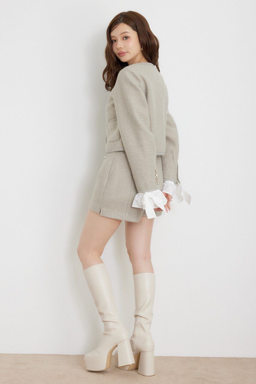 rienda「ハイウエストスリットショートパンツ」|その他|