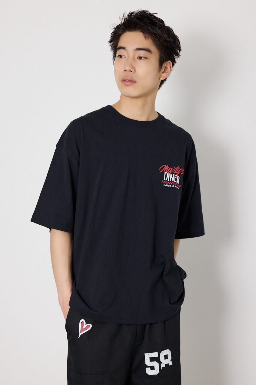 RODEO CROWNS「DINER FLAG Tシャツ」|Tシャツ・カットソー|BLK