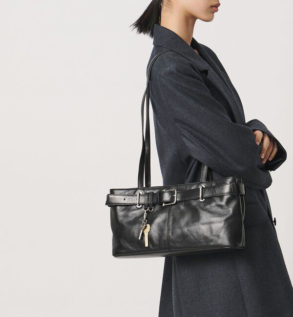 OSOI「＜OSOI＞SHOULDER BROCLE バッグ 」|ショルダー・メッセンジャー|BLACK