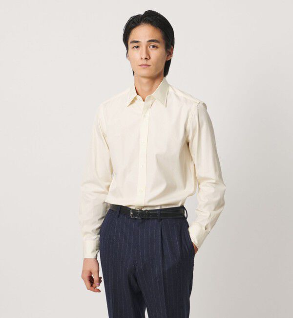 UNITED ARROWS「THOMAS MASON ポプリン ショートポイント レギュラーカラーシャツ」|シャツ・ブラウス|