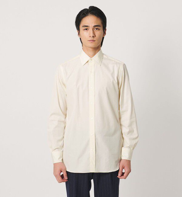 UNITED ARROWS「THOMAS MASON ポプリン ショートポイント レギュラーカラーシャツ」|シャツ・ブラウス|