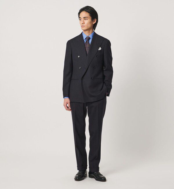 UNITED ARROWS「THOMAS MASON ポプリン ショートポイント レギュラーカラーシャツ」|シャツ・ブラウス|