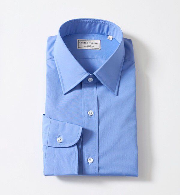 UNITED ARROWS「THOMAS MASON ポプリン ショートポイント レギュラーカラーシャツ」|シャツ・ブラウス|