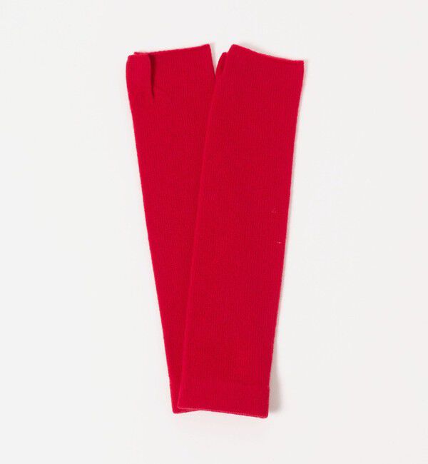 UNITED ARROWS「カシミヤ アームウォーマー」|手袋|RED
