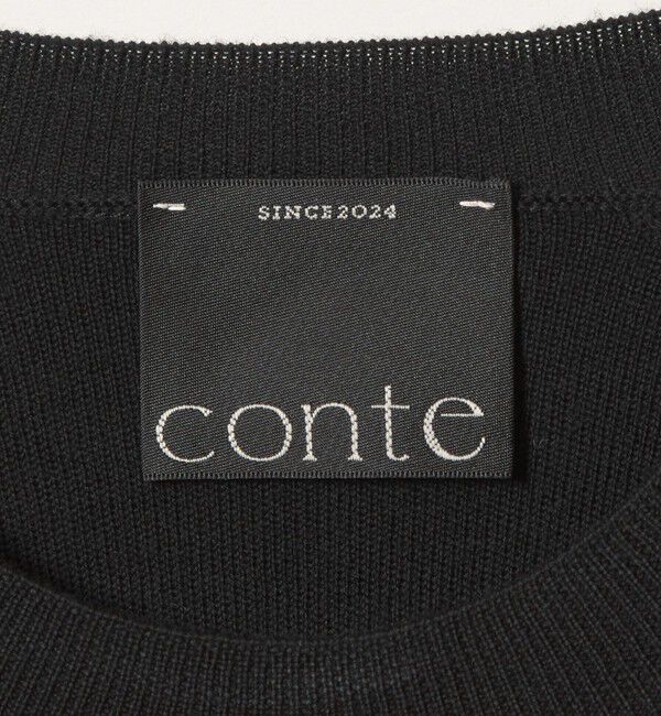 conte「＜conte＞NVL ハイゲージ クルーネックプルオーバー」|ニット・セーター|