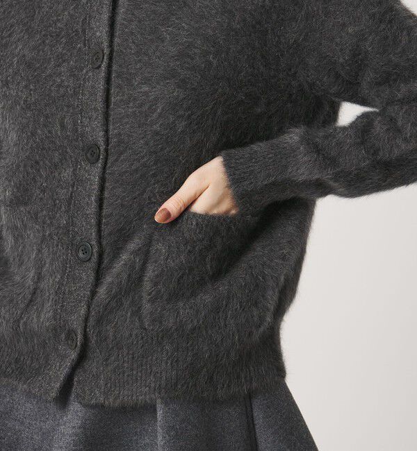 UNITED ARROWS「フォックスカシミヤ ポロカーディガン」|カーディガン|