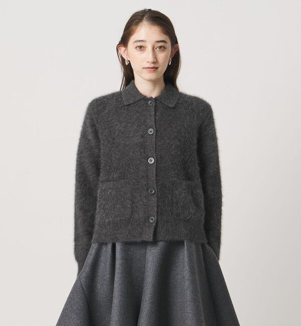 UNITED ARROWS「フォックスカシミヤ ポロカーディガン」|カーディガン|