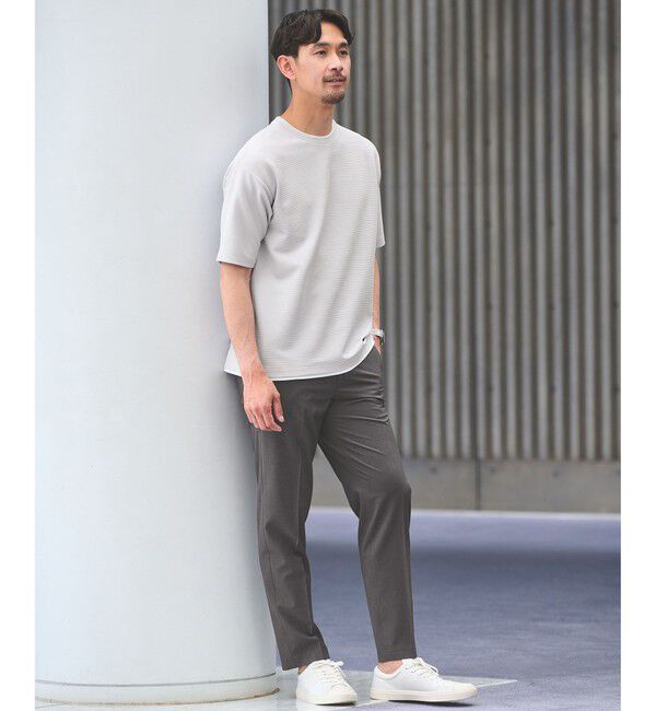 UNITED ARROWS green label relaxing「【WEB限定】JUST fit フェイクレイヤード Tシャツ カットソー -吸水速乾・抗菌-」|Tシャツ・カットソー|