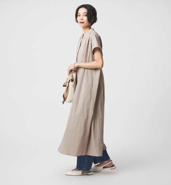 UNITED ARROWS green label relaxing「［size SHORTあり］WONDER CLOTH スキッパー ワンピース  」|ワンピース|