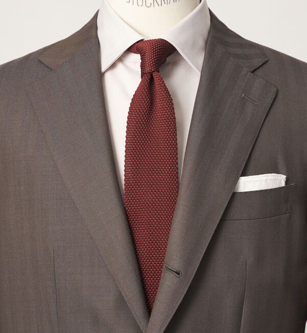 UNITED ARROWS green label relaxing「GLR ポリエステル ウォッシャブル ニット ソリッド ネクタイ ニットタイ」|ネクタイ・蝶ネクタイ|BRICK