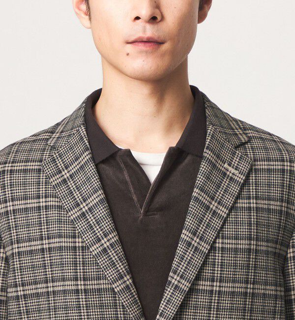 UNITED ARROWS green label relaxing「ウォッシャブル フラノ リラックス ジャケット -ストレッチ-」|テーラードジャケット|