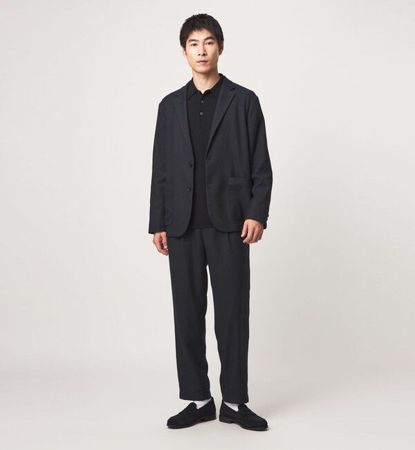 UNITED ARROWS green label relaxing「ウォッシャブル フラノ リラックス ジャケット -ストレッチ-」|テーラードジャケット|