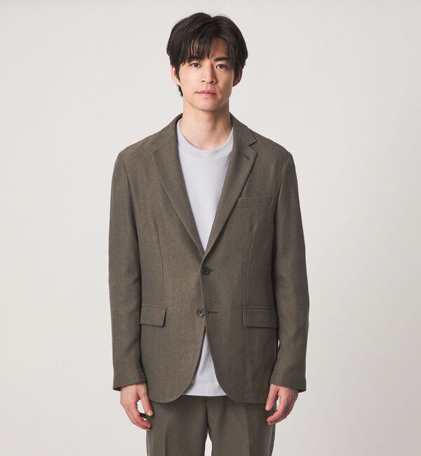 UNITED ARROWS green label relaxing「【WEB限定】JUST fit ヘリンボーン ナロー セットアップ ジャケット&パンツ」|スーツ|