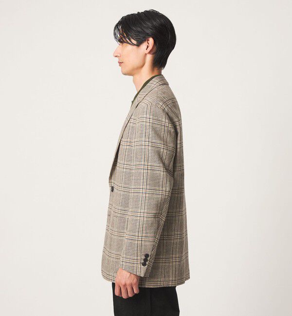 UNITED ARROWS green label relaxing「GLR CLOTH チェック 2B R/RG- ジャケット」|テーラードジャケット|
