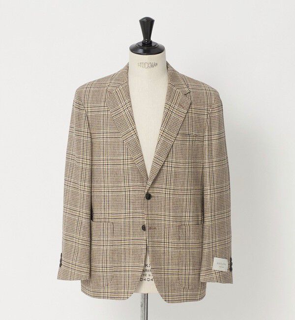 UNITED ARROWS green label relaxing「GLR CLOTH チェック 2B R/RG- ジャケット」|テーラードジャケット|