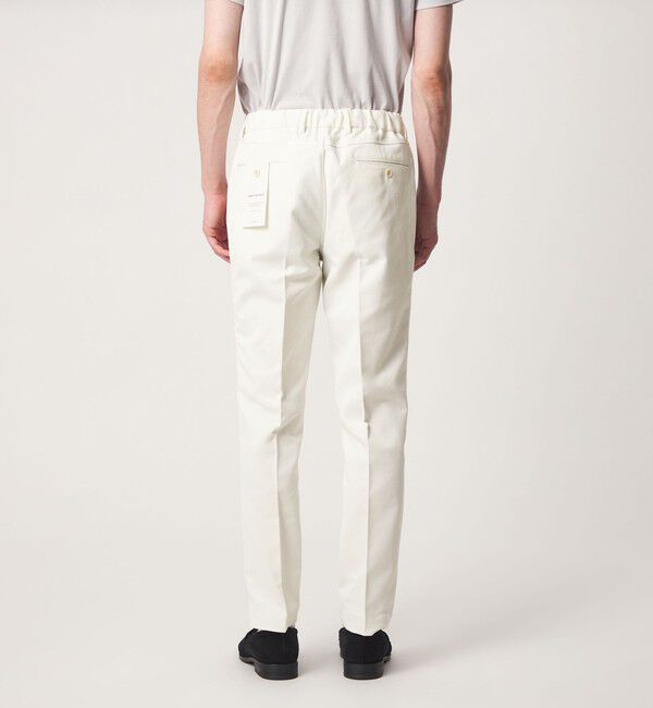 UNITED ARROWS green label relaxing「スマートレッグ ホワイト イージー パンツ -ストレッチ・吸水速乾-」|チノ|
