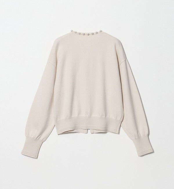 UNITED ARROWS green label relaxing「フェイクパール ボタン カーディガン ウォッシャブル」|カーディガン|