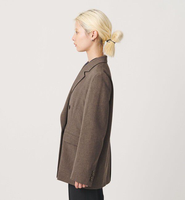 BEAUTY&YOUTH UNITED ARROWS「ポリエステルブレンド メランジ ダブルジャケット 防シワ」|テーラードジャケット|