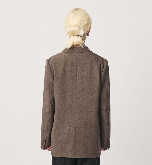 BEAUTY&YOUTH UNITED ARROWS「ポリエステルブレンド メランジ ダブルジャケット 防シワ」|テーラードジャケット|