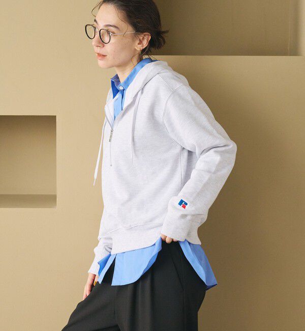 BEAUTY&YOUTH UNITED ARROWS「【別注】＜RUSSELL ATHLETIC＞ハーフジップ スウェット プルオーバー」|スウェット・ジャージ|