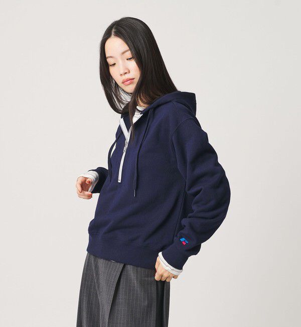BEAUTY&YOUTH UNITED ARROWS「【別注】＜RUSSELL ATHLETIC＞ハーフジップ スウェット プルオーバー」|スウェット・ジャージ|
