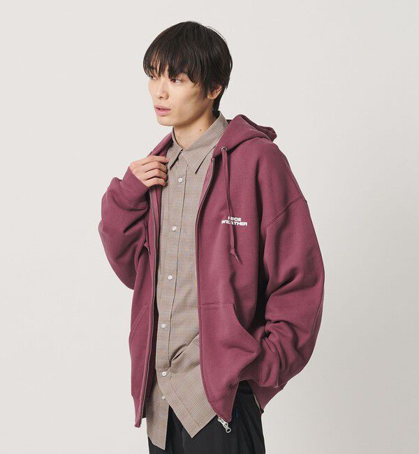 NICE WEATHER「＜NICE WEATHER＞ロゴ ジップフーディ」|パーカー|WINE