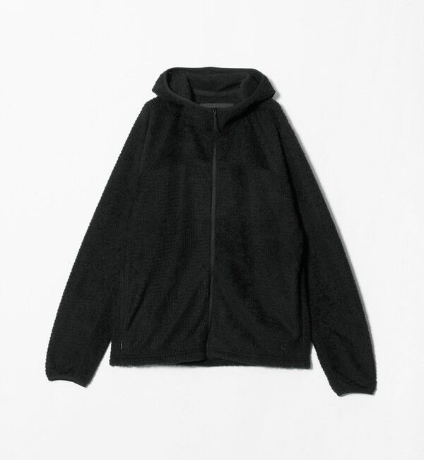 California General Store「＜CGS.＞ACTIVE LINE POLARTEC ジップ フーディ」|パーカー|BLACK