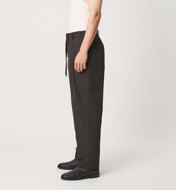 BEAUTY&YOUTH UNITED ARROWS「KOMATSU PACK URK 1プリーツ テーパード パンツ NO.9 ストレッチ セットアップ対応 裏起毛」|チノ|