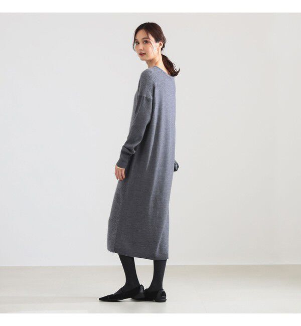 Demi-Luxe BEAMS 「フラッフィ クルーネック ニット ワンピース」|ワンピース|