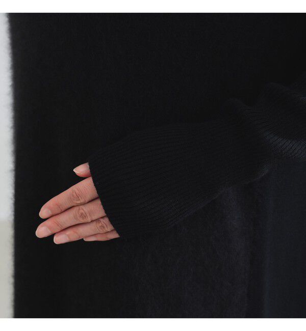 Demi-Luxe BEAMS 「フラッフィ クルーネック ニット ワンピース」|ワンピース|