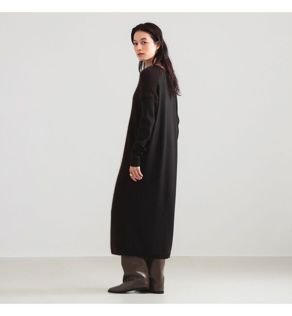 Demi-Luxe BEAMS 「フラッフィ クルーネック ニット ワンピース」|ワンピース|