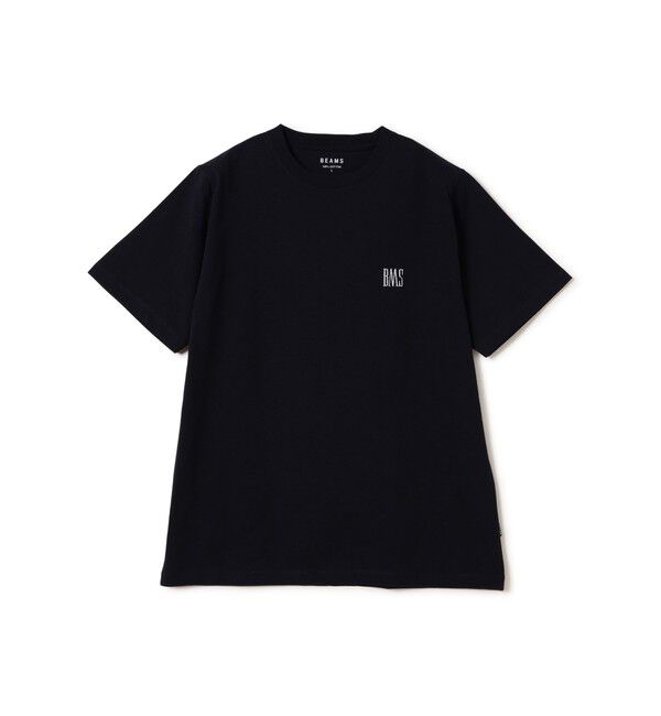 BEAMS「BEAMS / BMSロゴ ベーシック Tシャツ」|Tシャツ・カットソー|NAVY