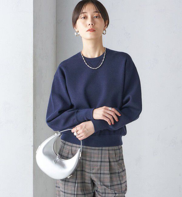 SHIPS for women「〈手洗い可能〉スムース ニット ガゼット プルオーバー」|ニット・セーター|