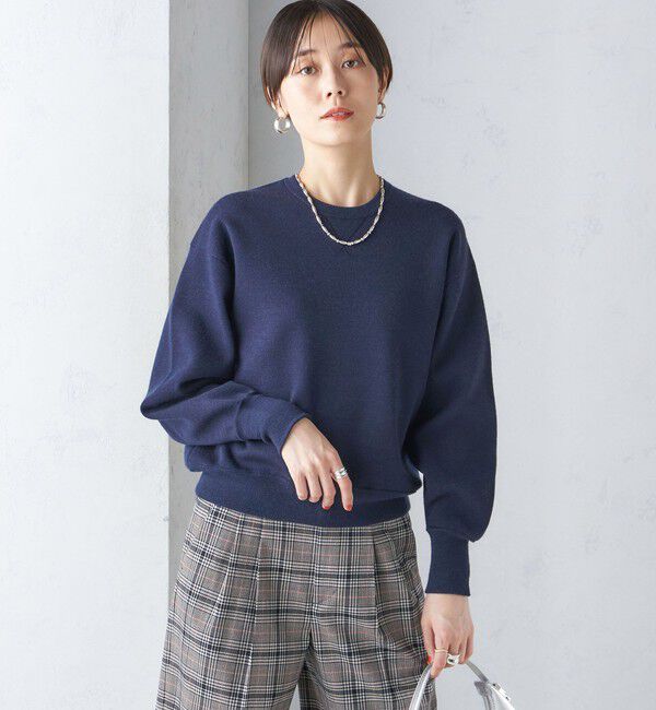 SHIPS for women「〈手洗い可能〉スムース ニット ガゼット プルオーバー」|ニット・セーター|