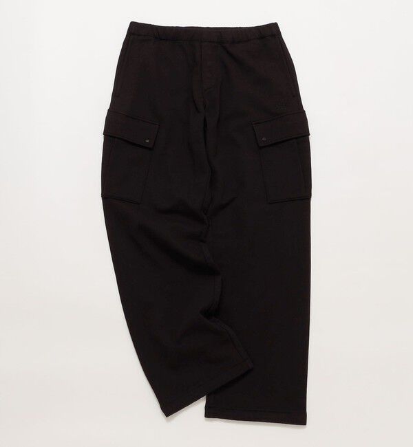 SHIPS「C.P.COMPANY: DIAGONAL RAISED FLEECE LENS PANTS ダイアゴナル レイズド フリース レンズ パンツ」|カーゴ|ブラック